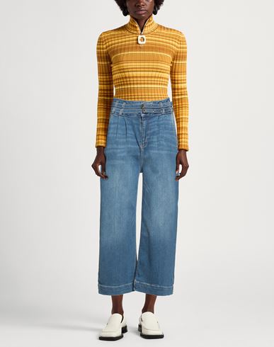 Collection Woman Jeans Blue Size 28 Cotton, Elastomultiester, Elastane