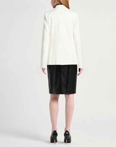 Woman Blazer White Size 8 Viscose, Polyamide, Elastane