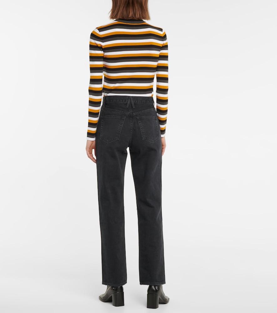 London high-rise wide-leg jeans