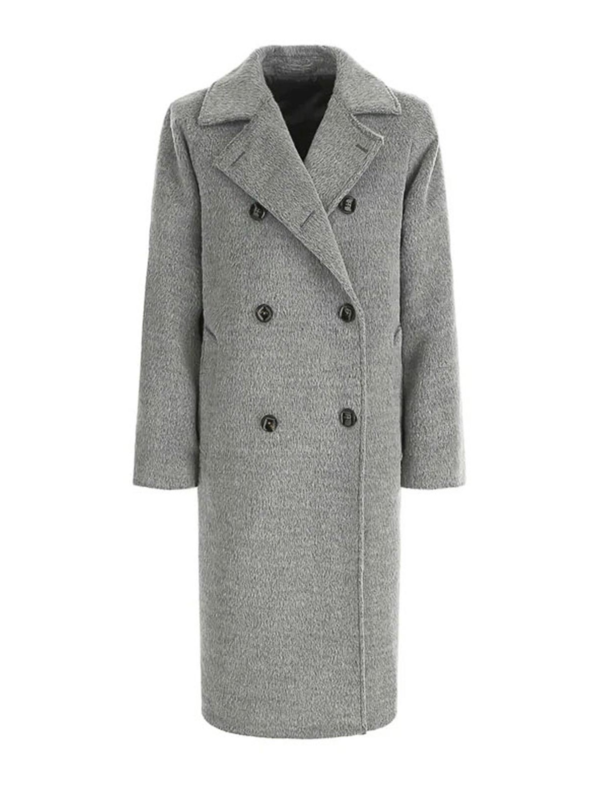 L. B.M 1911 Light Gray Double-Breasted Coat