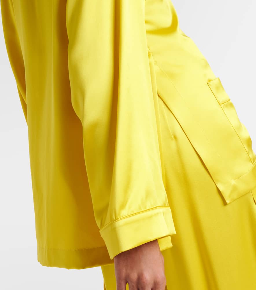 Elegante Vasaio silk pajama shirt