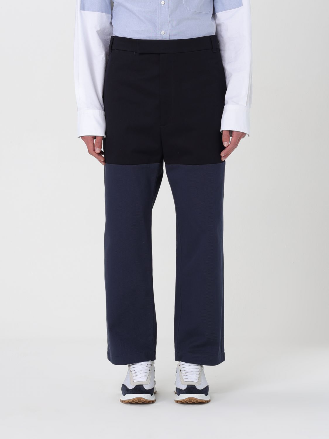 Pants Men color Blue