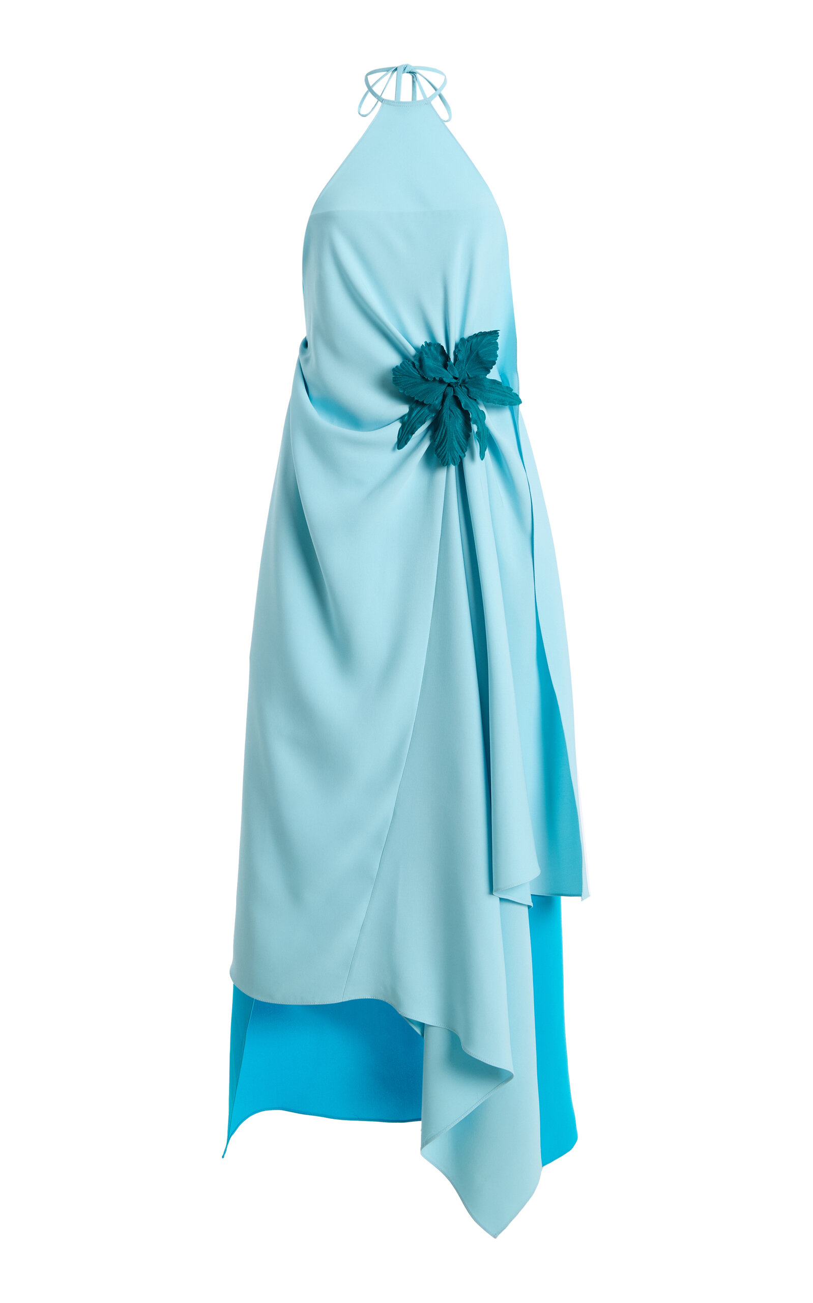 Exclusive La Isla Silk Midi Scarf Dress - Moda Operandi