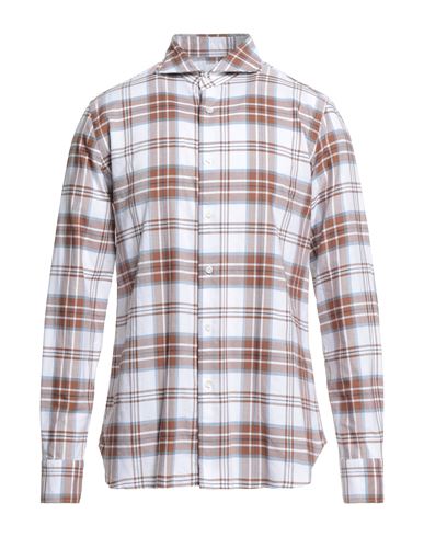 Man Shirt Tan Size 15 ¾ Cotton