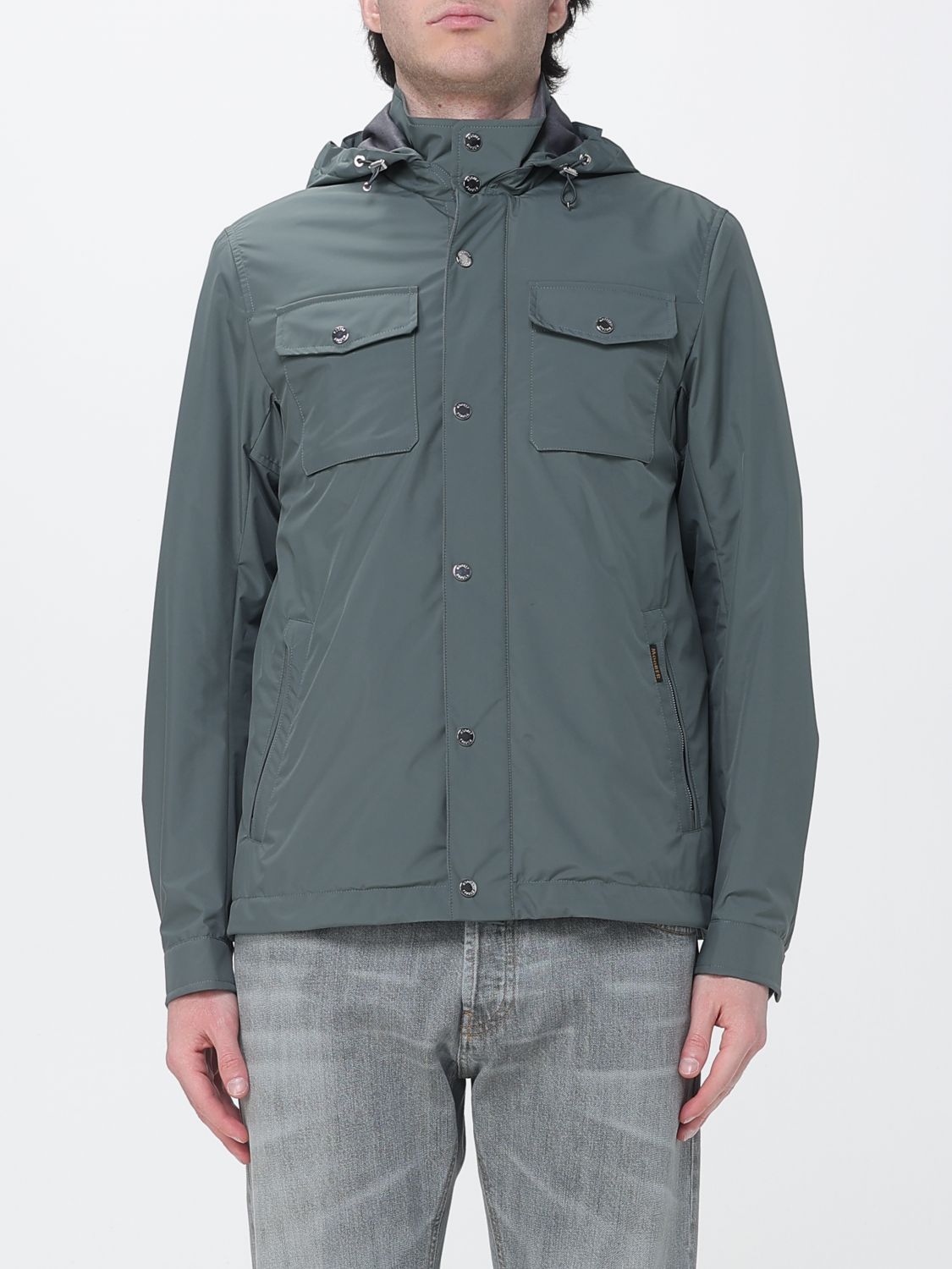 Jacket Men color Green