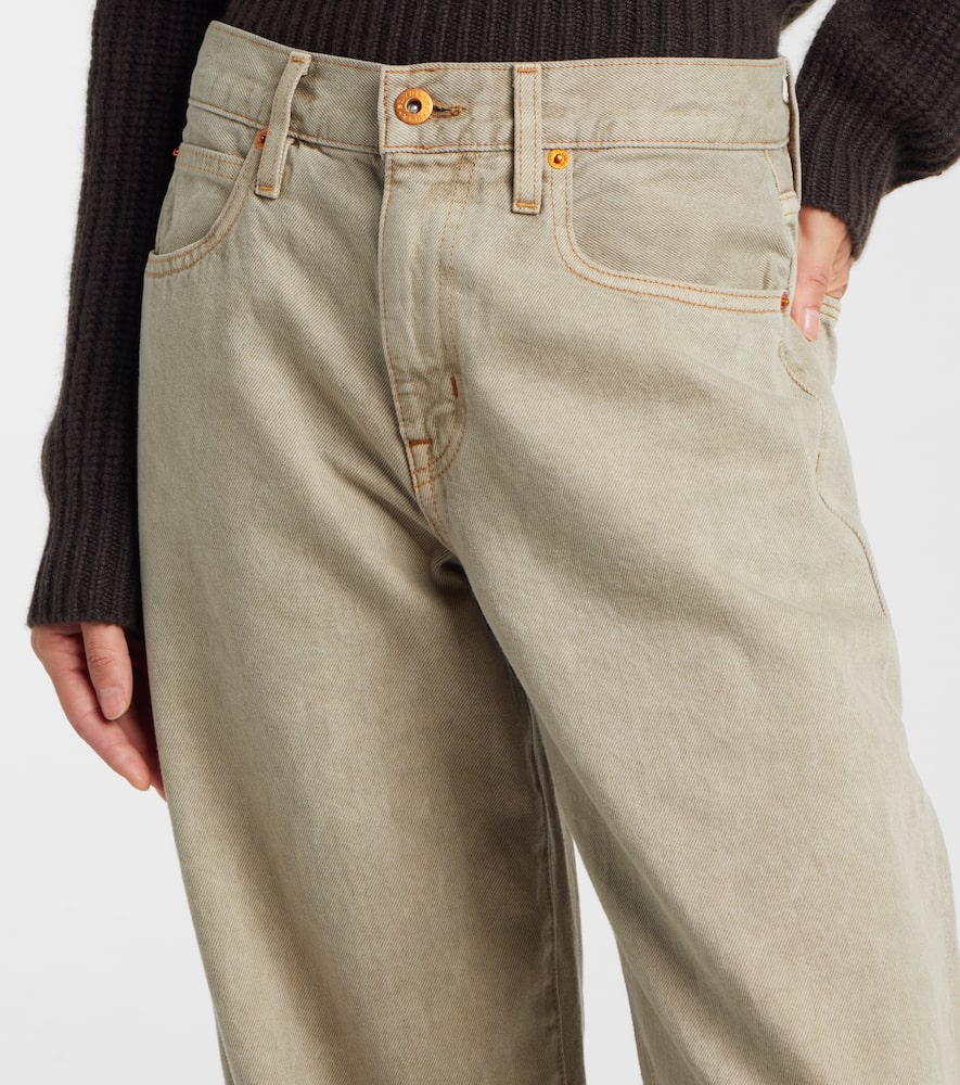 Tess high-rise wide-leg jeans