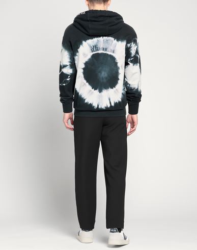 Man Sweatshirt Black Size M Cotton