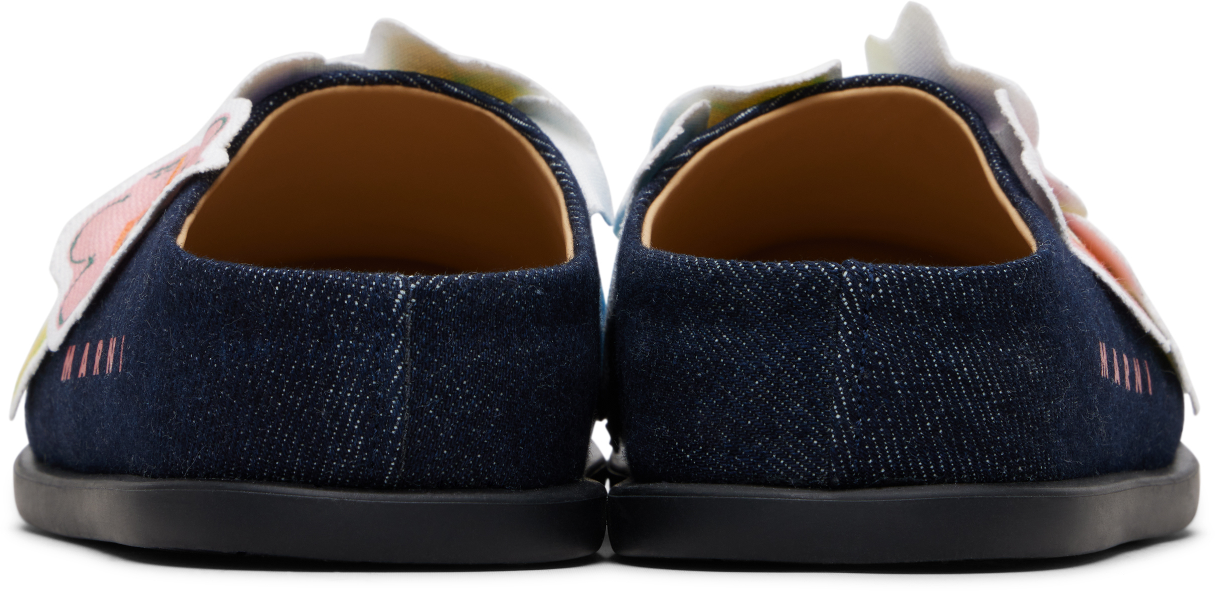 Kids Navy Fussbett Slip-on Loafers