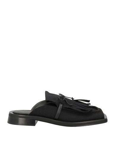 Woman Mules & Clogs Black Size 5 Textile fibers