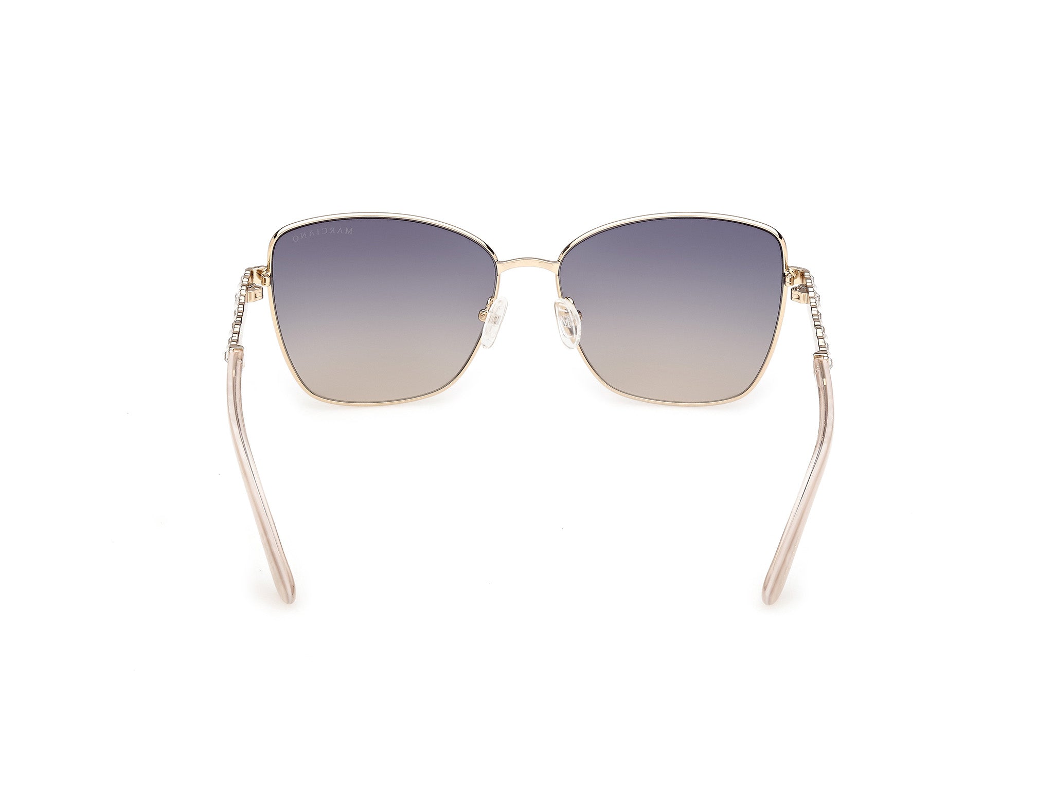 Guess by Marciano Woman Guess by Marciano GM00037 33W Sunglasses Metal Gold Blue Butterfly Norma