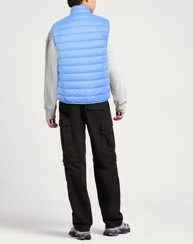 Man Vest Light blue Size L Polyamide