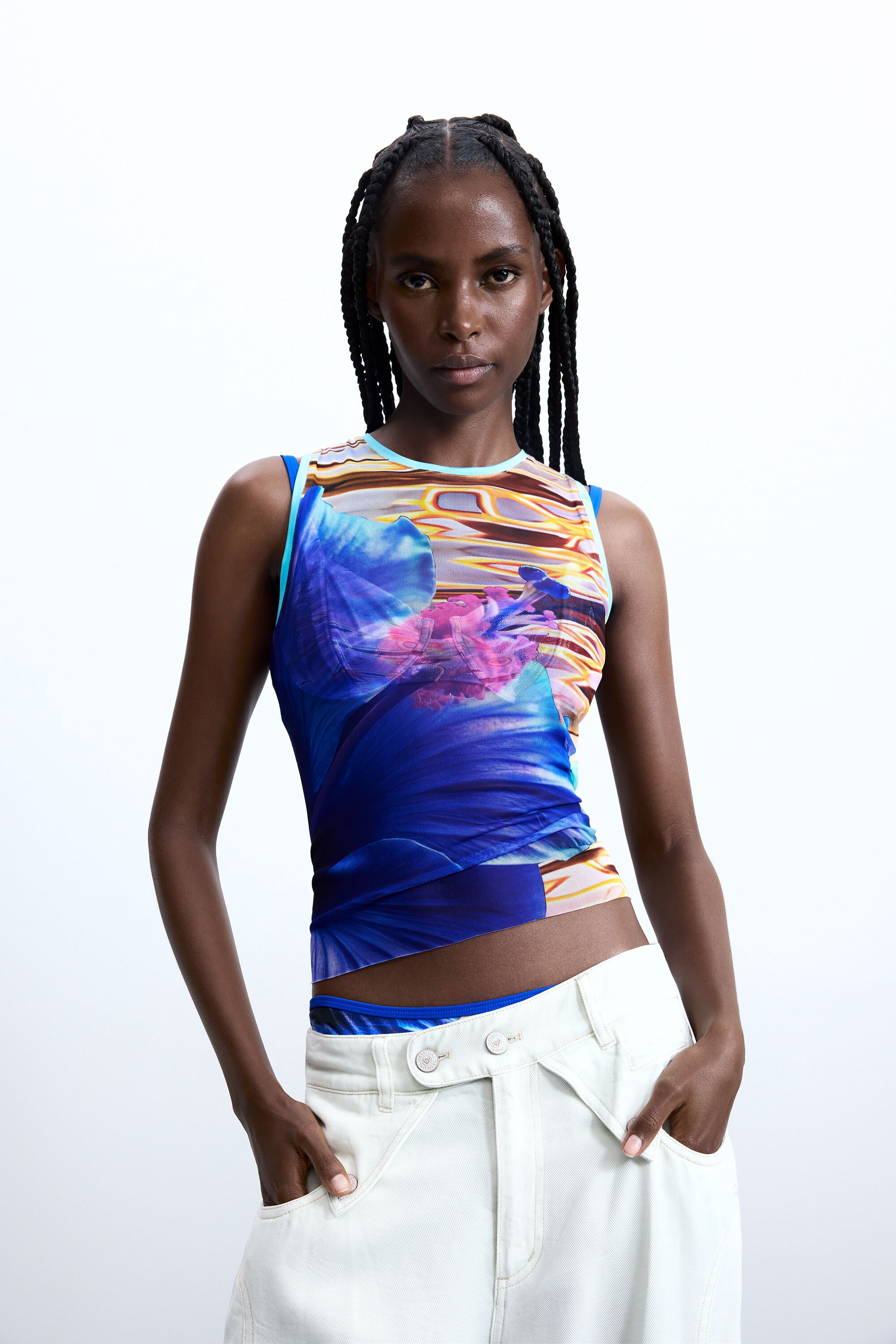 Floral water t-shirt