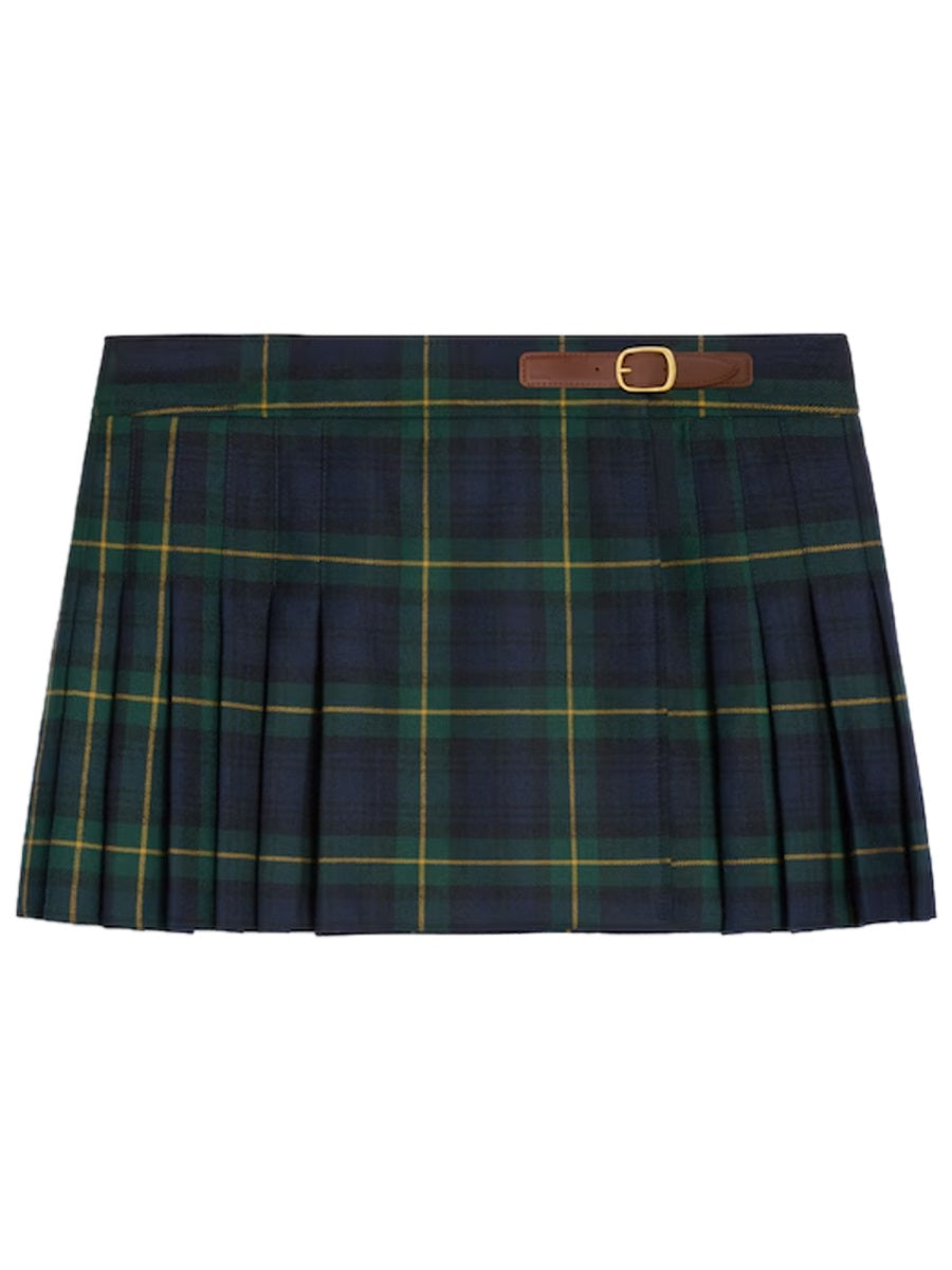 Elegant Wool Mini Skirt for Women