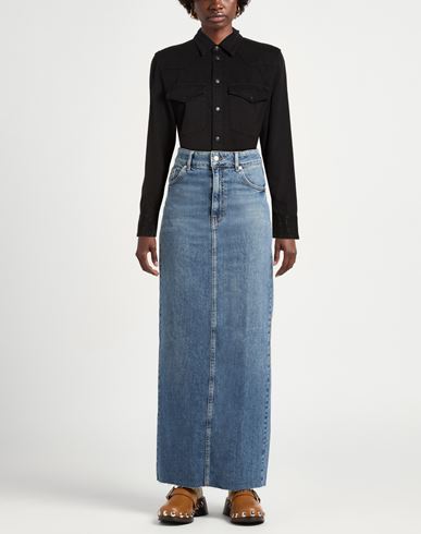 Woman Denim shirt Black Size S Cotton