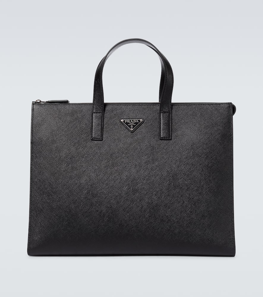 Saffiano leather tote bag