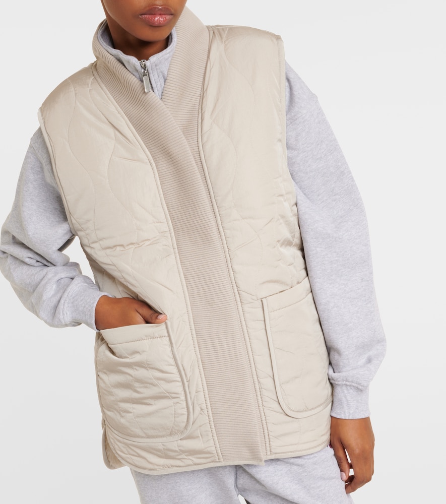 Covey reversible faux-shearling gilet