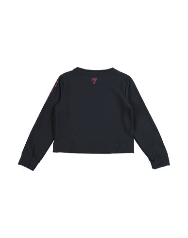 Ea7 Kid Girl Sweatshirt Navy Size 12 Cotton, Polyester, Elastane