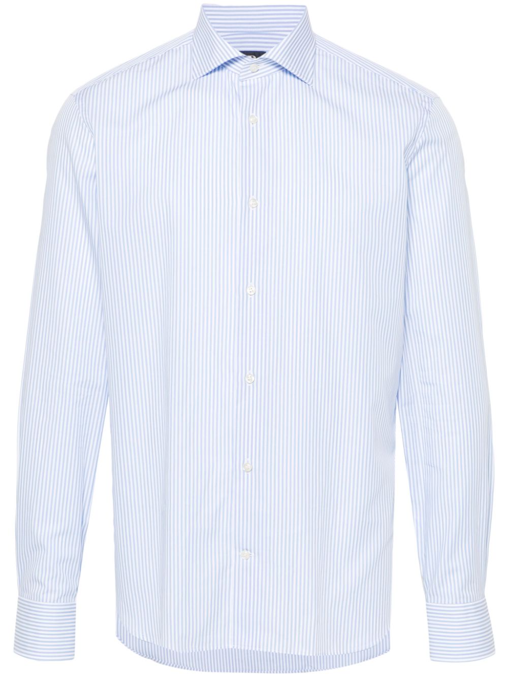 Striped cotton shirt - Blue
