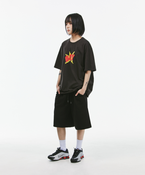 Two-Tuck Regular Bermuda Training Pants