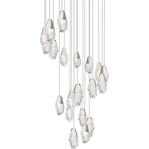 Polished Nickel LED Pendant from the Martini Collection