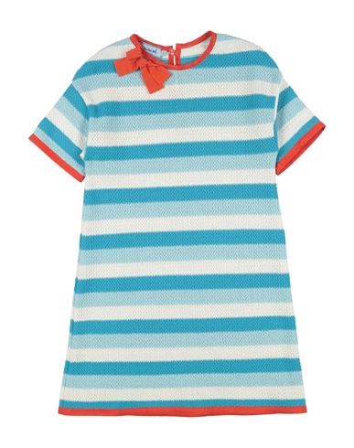 Kid Girl Kids' dress Azure Size 9 Cotton, Polyester