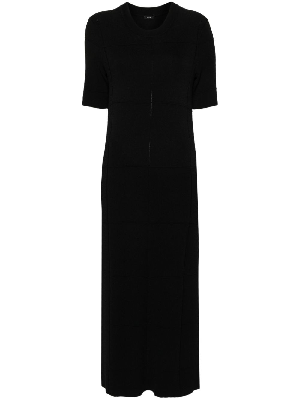 Panelled midi dress - Black