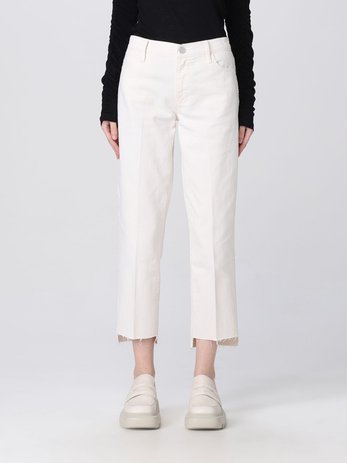 Le High Ankle Straight Leg Jeans in Au Natural