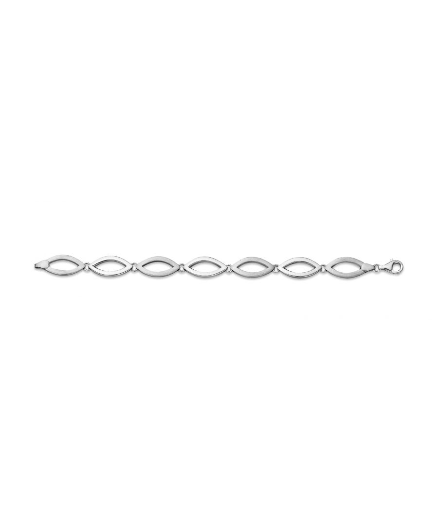 Orphelia Womens 925 Sterling Silver Set: Chain + Bracelet - SET-039 - One