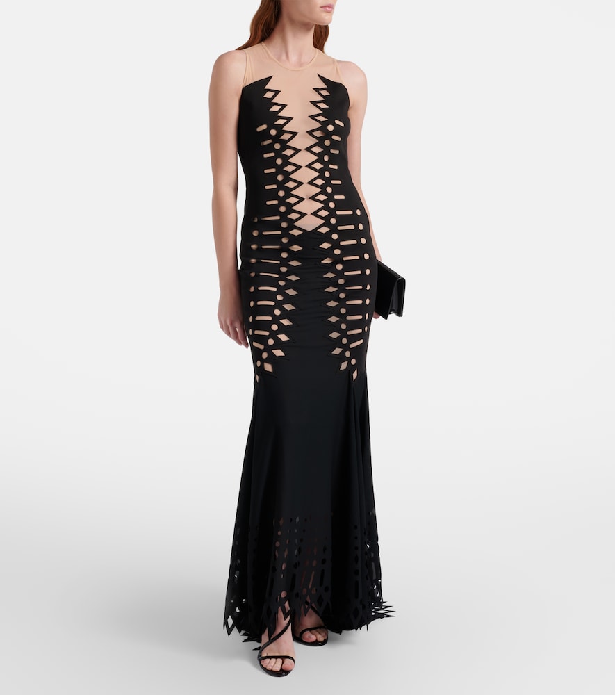 Mesh gown