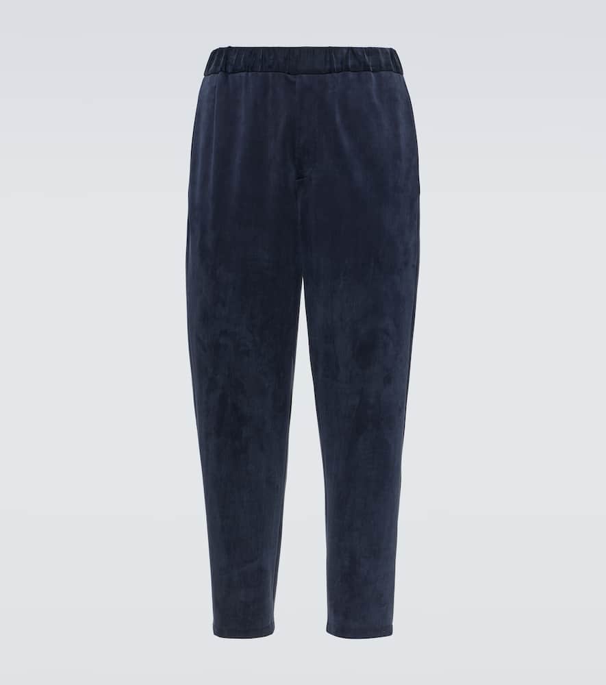Jersey straight pants