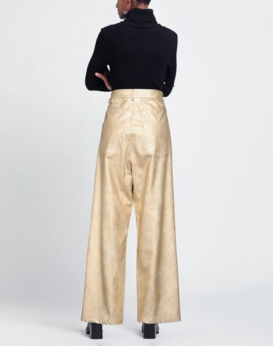 Woman Pants Gold Size 8 Viscose