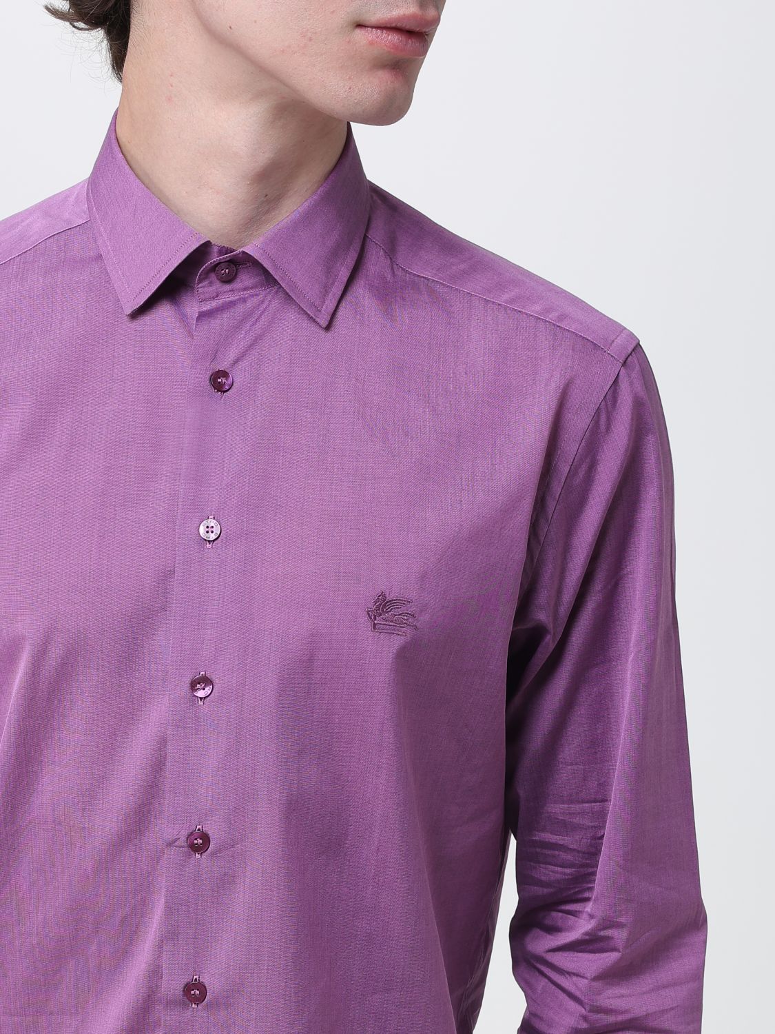 Shirt ETRO Men color Blue