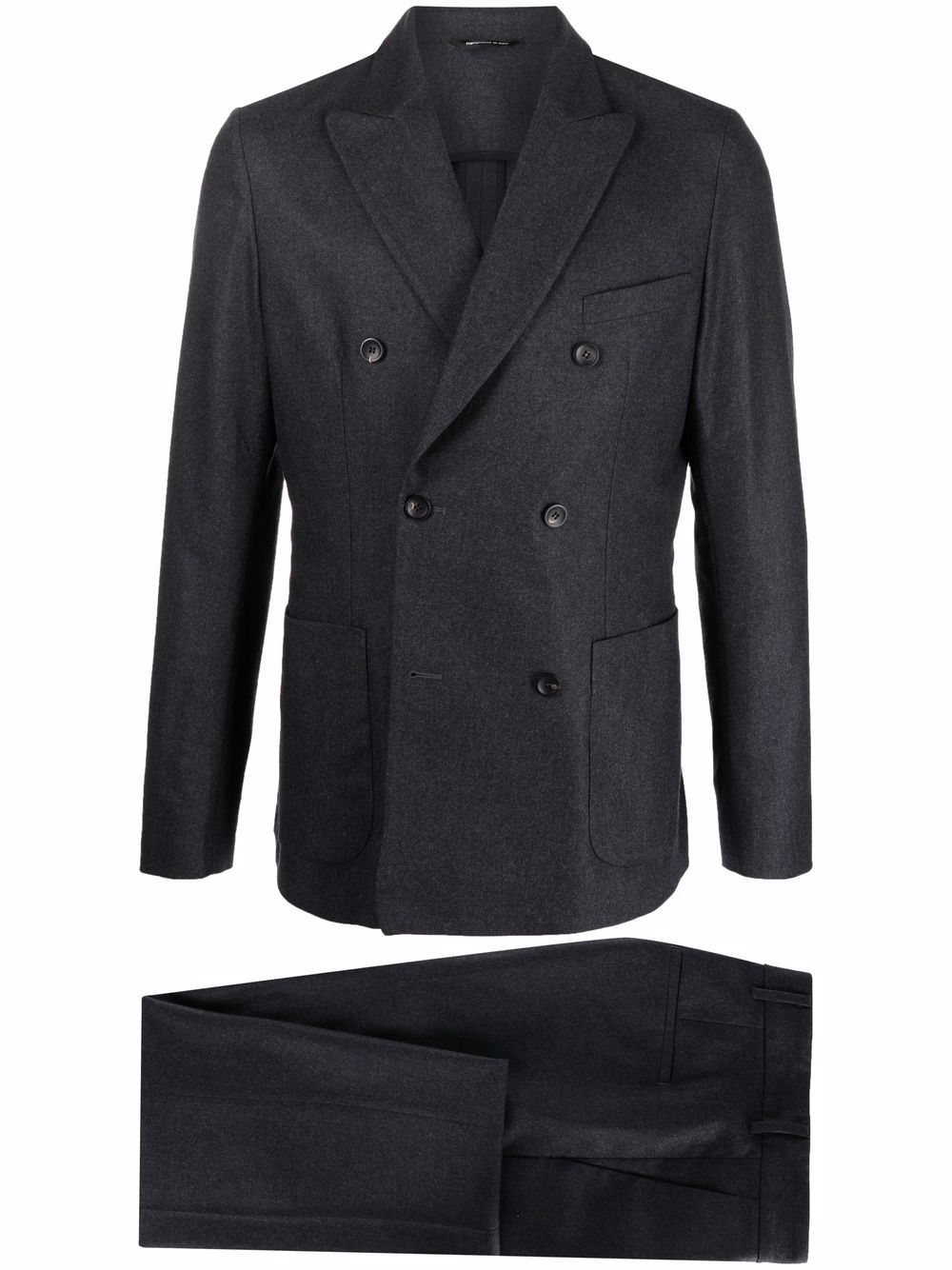 Double-breasted tailored suit - Grey