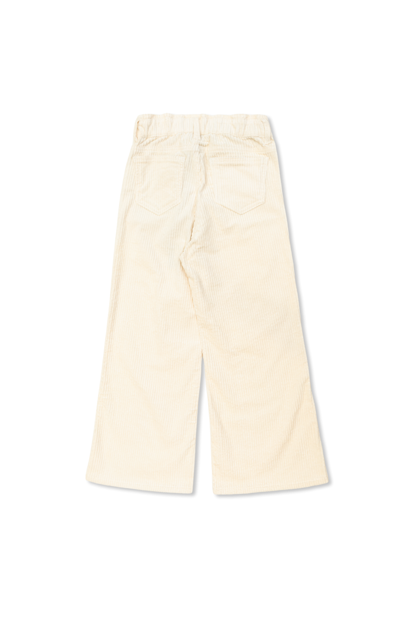 Corduroy Trousers, Unisex, Cream