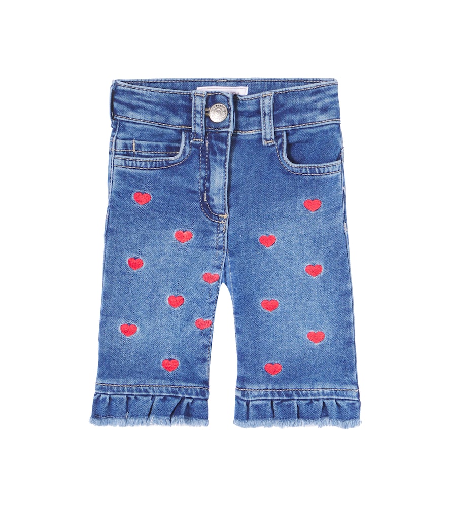 X Disney Baby embroidered straight jeans