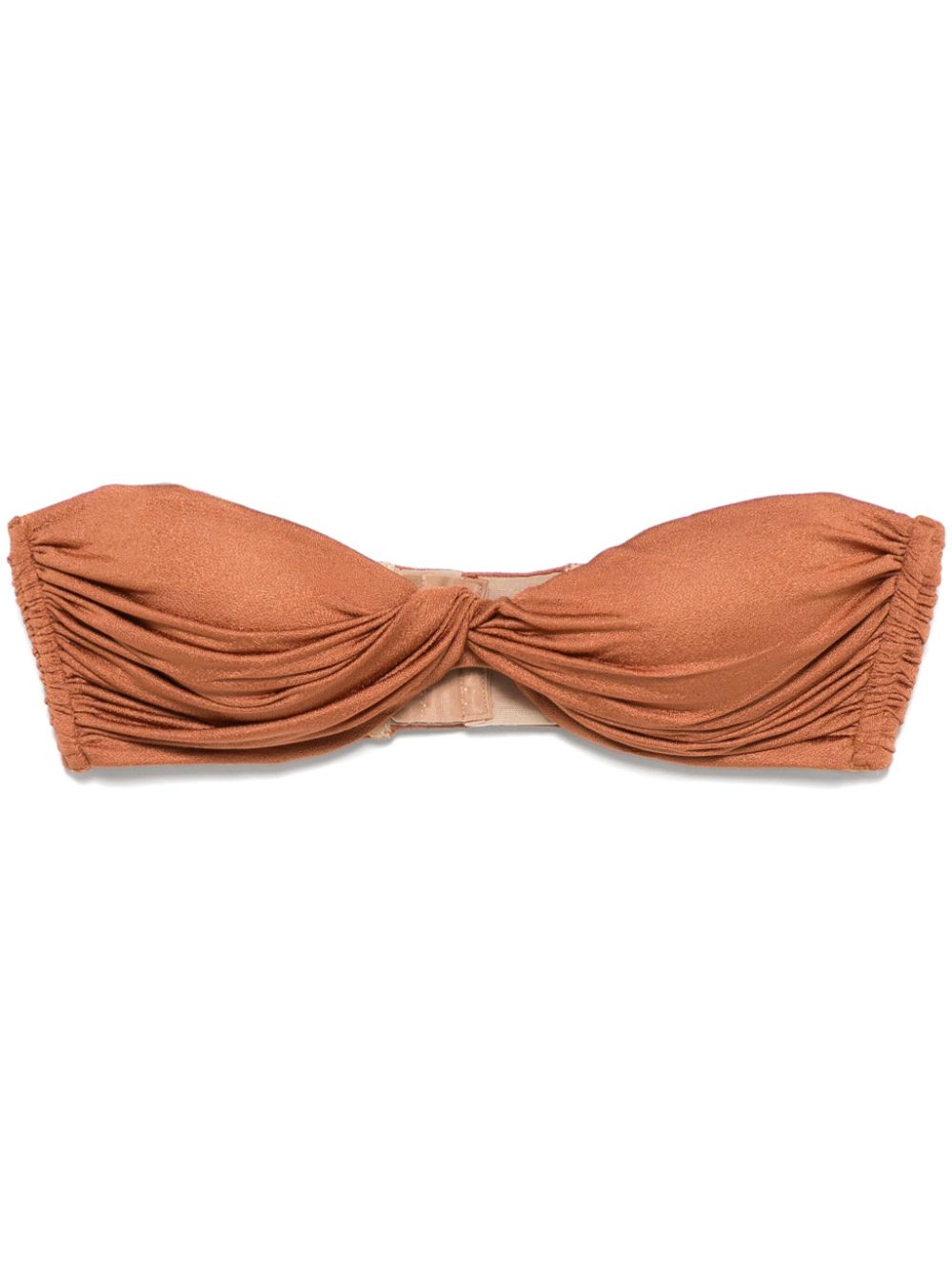 Twist-detail top - Brown