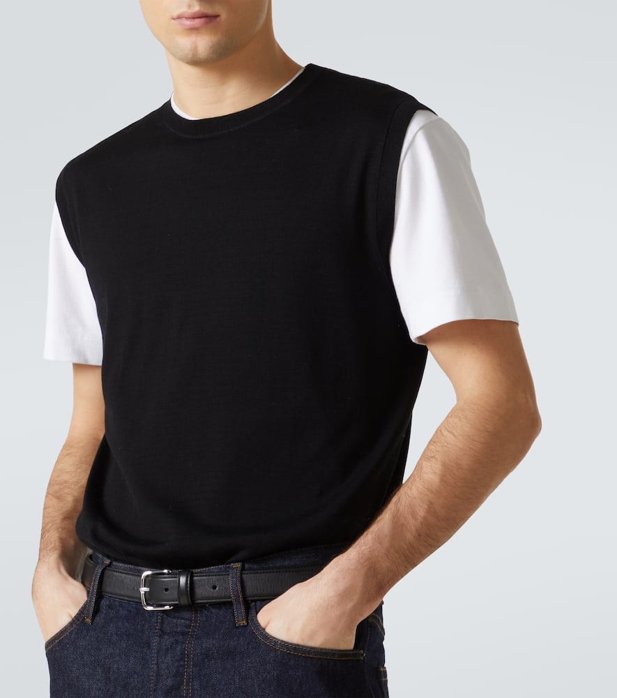 Cotton sweater vest