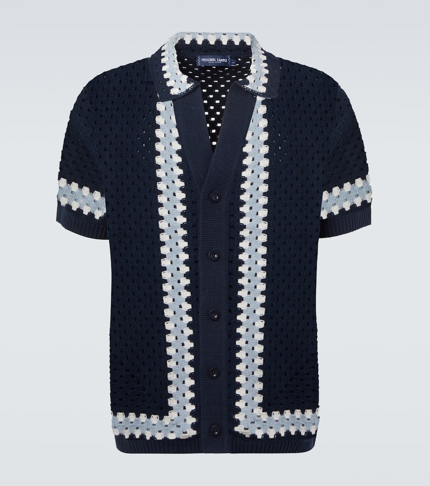 Pinto crochet cotton shirt