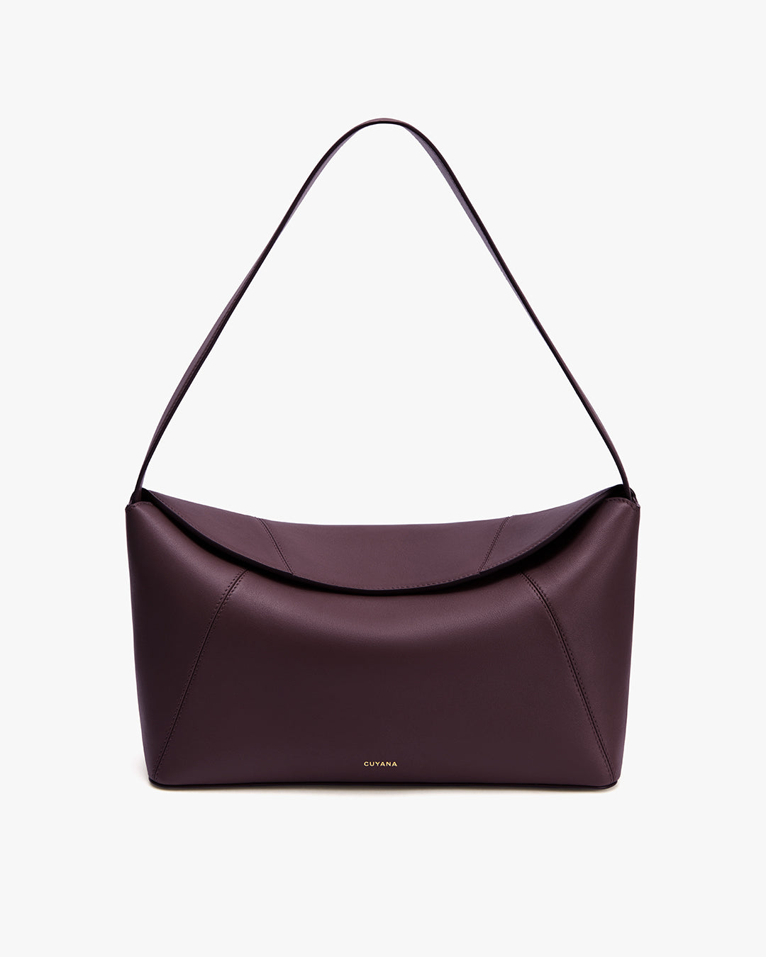 Women's Forma Shoulder Bag in Plum | Smooth Leather