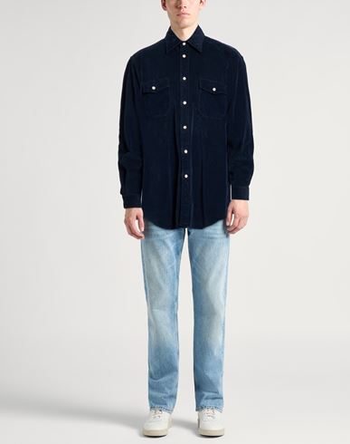 Man Shirt Midnight blue Size 15 ½ Cotton