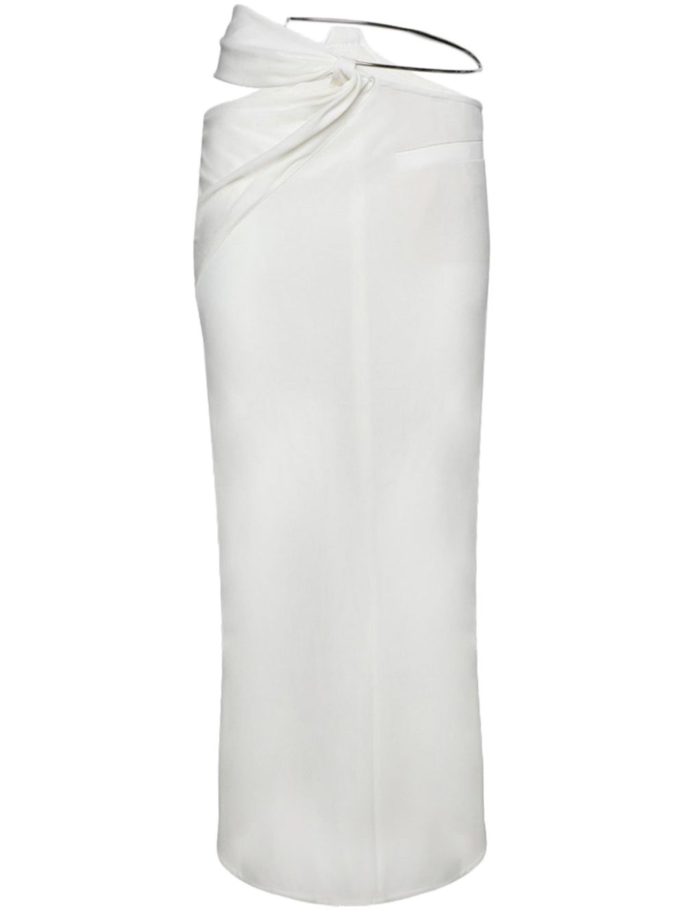 New Age cut-out skirt - White