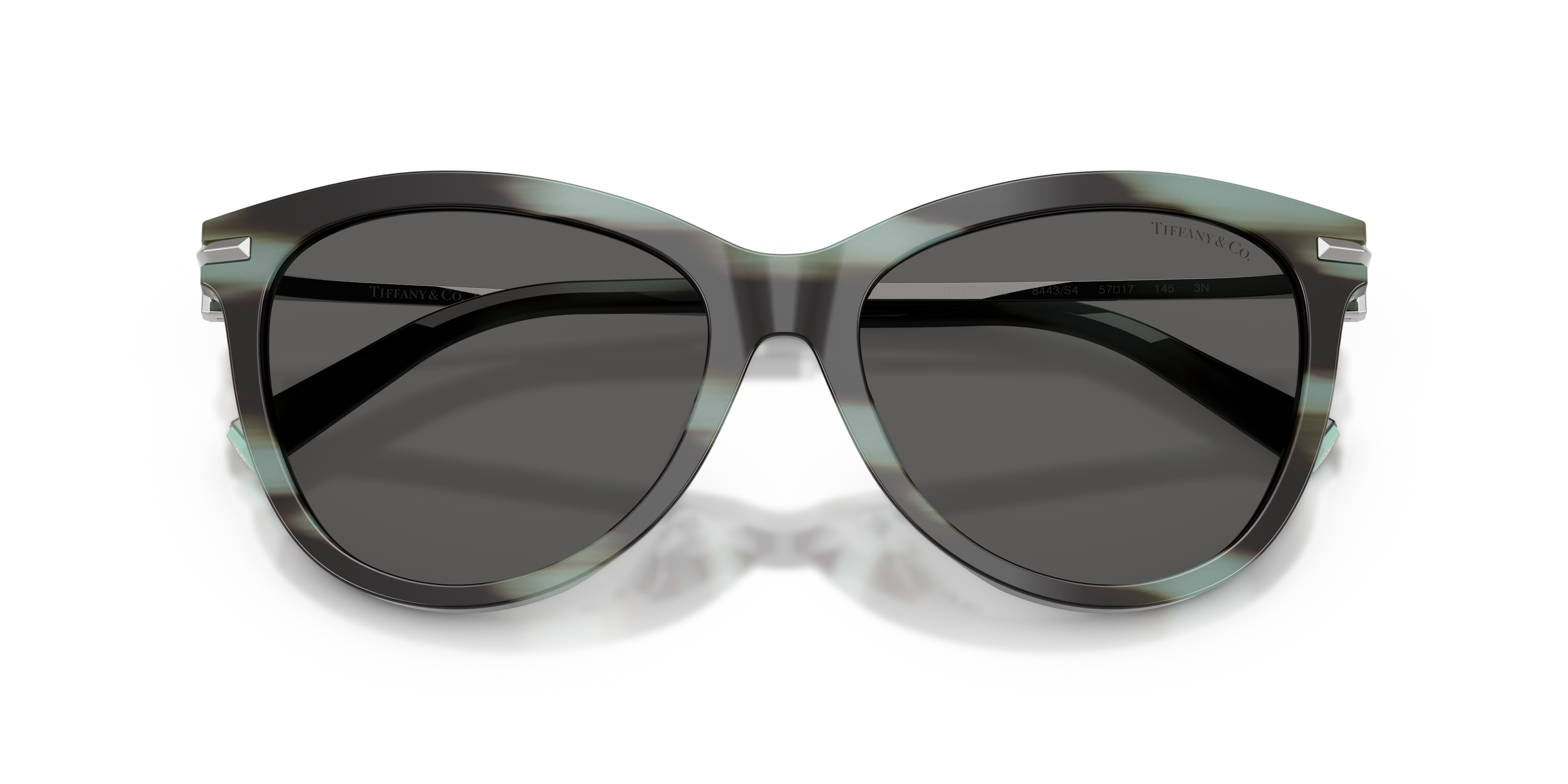 Tiffany Donna Tiffany TF4258BU 8443S4 Occhiali da sole Acetato Tartaruga Grigio Pantos Normale