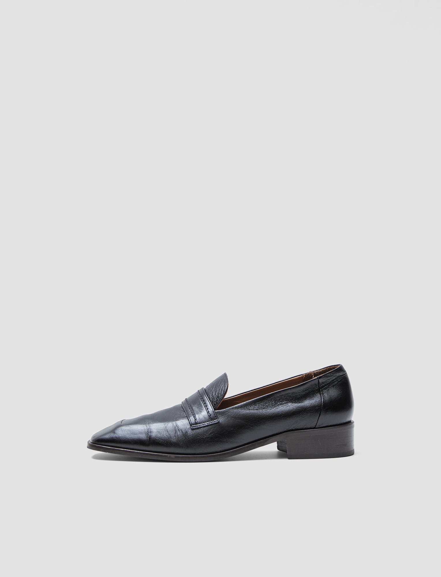 Leather Penny Loafers - 39