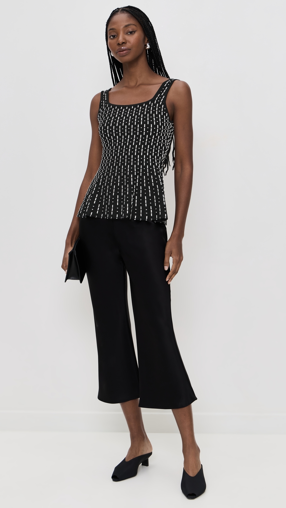 Ellen Top Black Geo