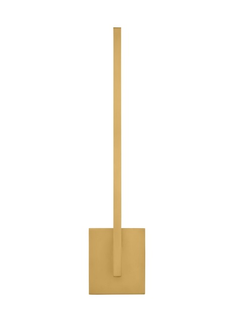 Natural Brass LED Wall Sconce from the Klee Collection