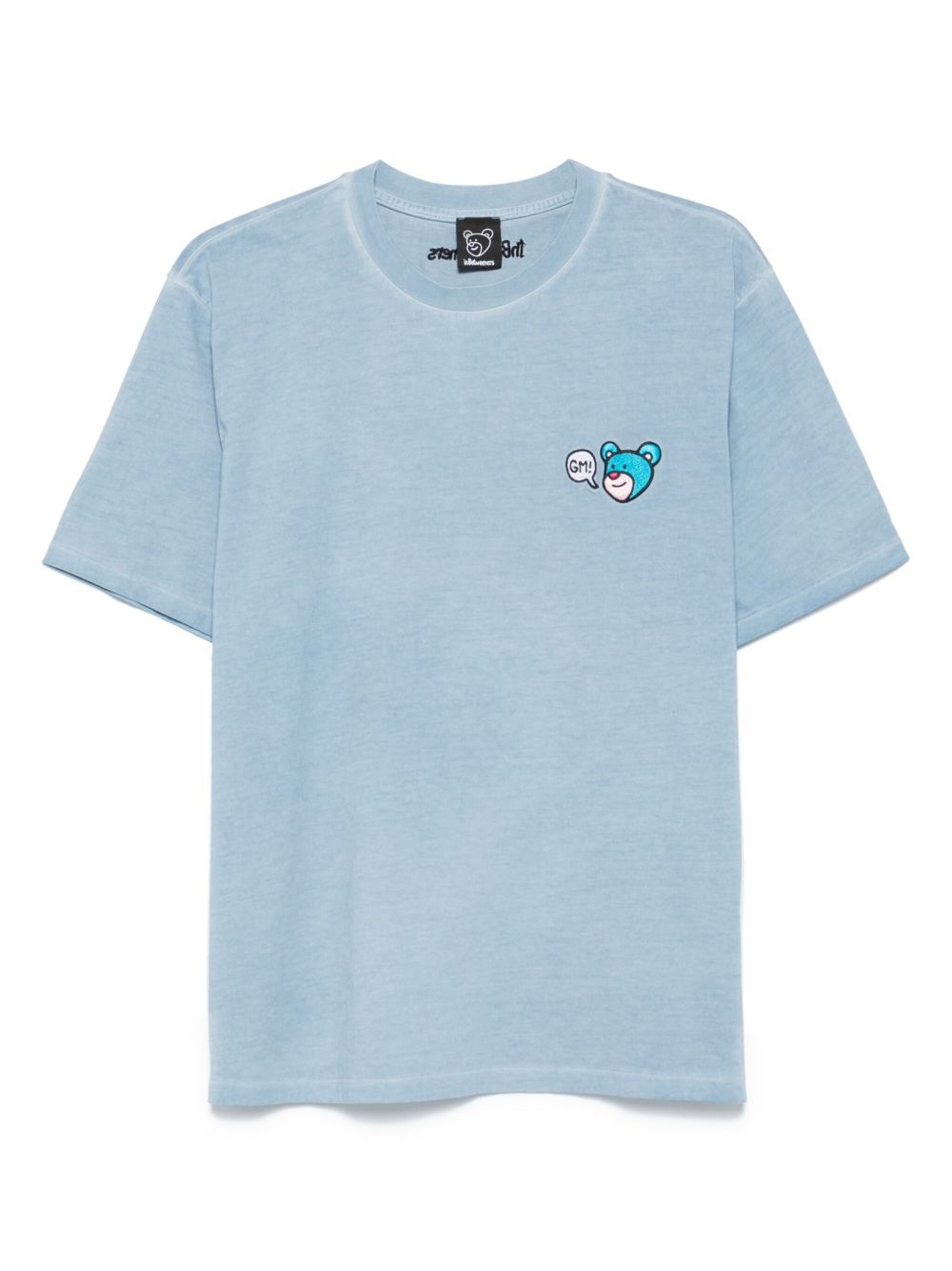 Logo-appliqué T-shirt - Blue