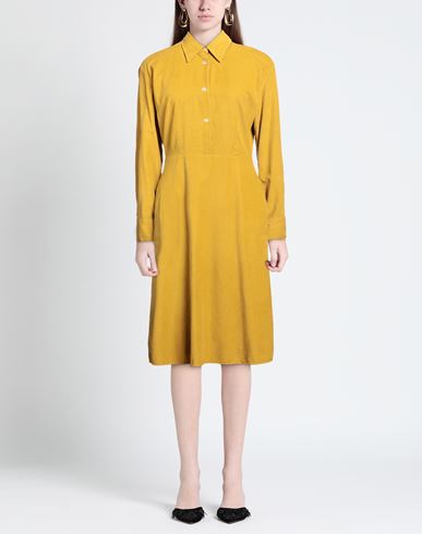 Woman Midi dress Mustard