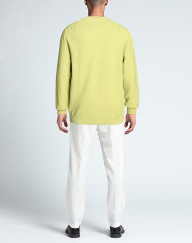 La Fileria Man Sweater Lime green Size 46 Cotton