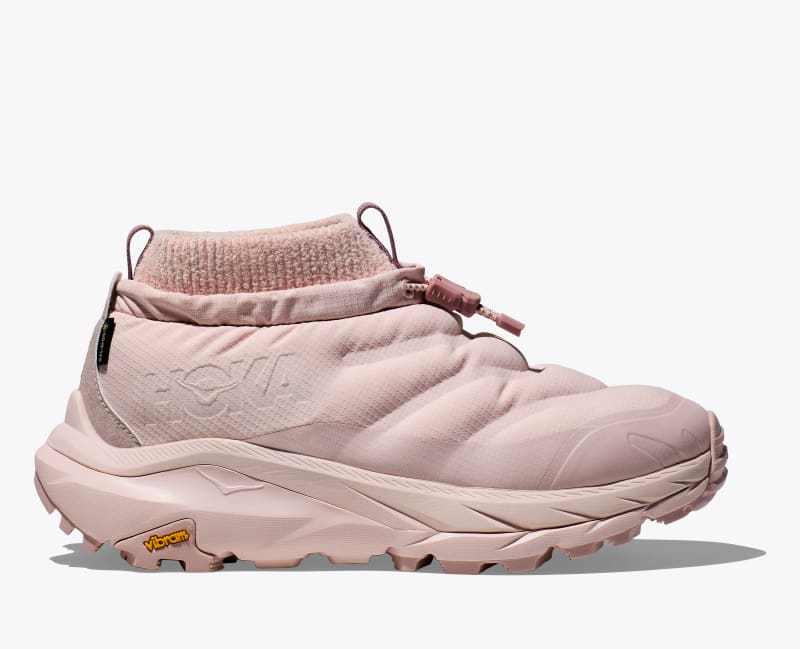 HOKA Women's Kaha 2 Frost Moc GTX Shoes in Cosmic Pearl/Quartzite
