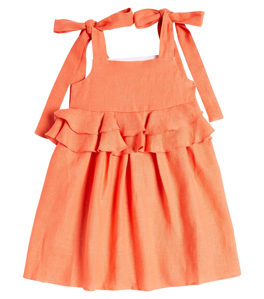 Ruffled cotton dress